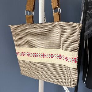 Artisan Mexican Woven Tote Bag